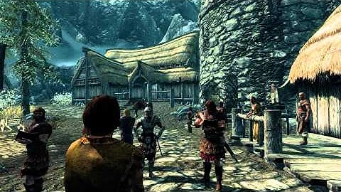 The Elder Scrolls V Skyrim Intro with mods