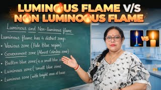 Luminous Flame VS Non Luminous Flame 