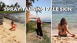 WHAT TO EXPECT WITH AN ORGANIC SPRAY TAN ✨ MY FIRST SPRAY TAN, PALE SKIN SPRAY TAN PREP & CARE TIPS