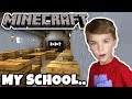 BUILDING SCHOOL FOR SIMAS in MINECRAFT SURVIVAL MODE