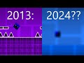 The easiest level of each year  geometry dash