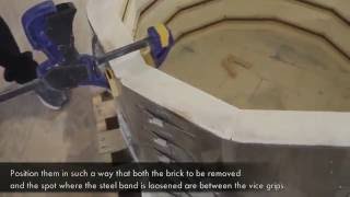Replacing Element Holders in an L&L Kiln