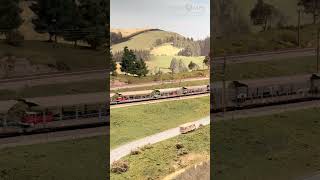 HO Scale Model Trains at The Railways Kaeserberg  #modelrailroad #modelrailway  #train #railroad