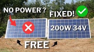 How To Fix Free Broken Solar Panels! (Junction Box Repair)