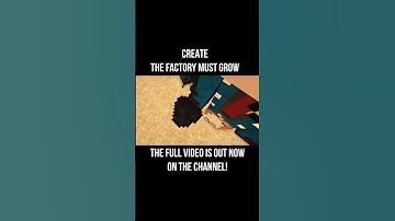 Create The Factory Must Grow tutorial / guide (minecraft java edition)