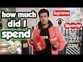 I Spent So much MONEY $$$ On being a HYPEBEAST ! Crazy Shopping
