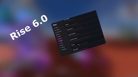 Rise 6.0 - Best Multi Server Client
