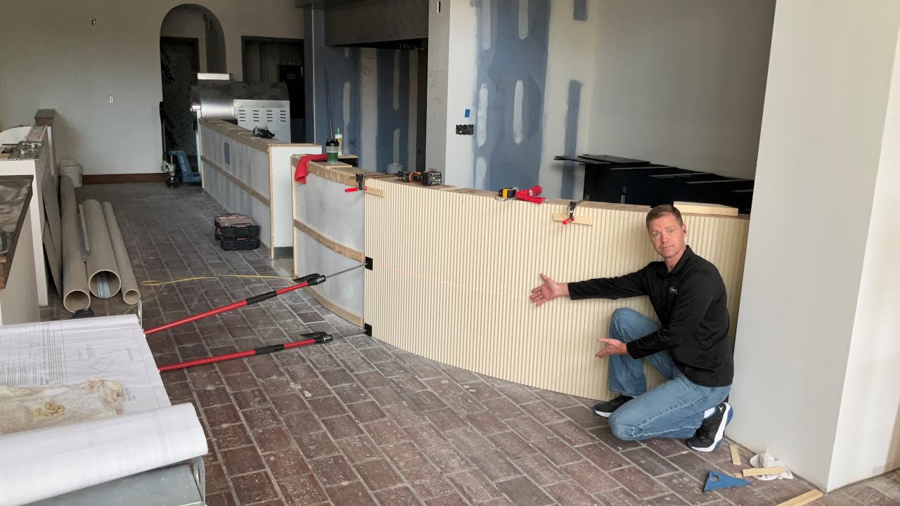 Brinkley Furniture: Hand Crafting a Curved Deco Wall in Redding, Ca