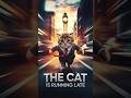 The cat is running late #9cutecat #catai #kitten #cat #cute #shorts #funny