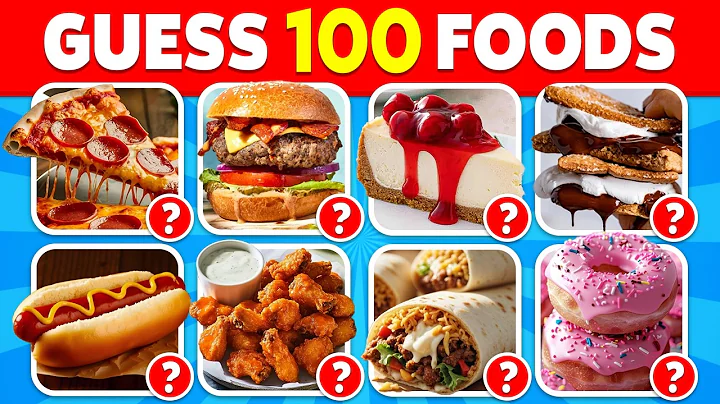 Guess The Food in 3 Seconds 🍕🤔 | 100 Popular Foods & Meals