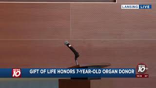 WATCH LIVE: Lansing initiative honors 7-year-old organ donor’s legacy