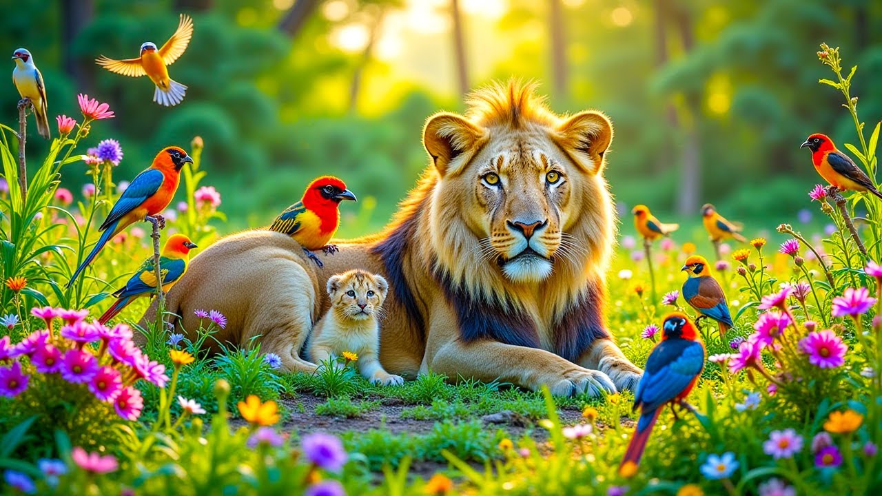 Birdwatching & Tranquil Wildlife: Explore the Most Colorful Birds with Calming Music