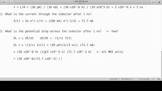 Phy102 - May 4, 2020 - Review Part 1.5 - RC and RL circuits, calc based
