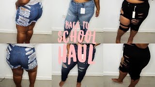Byeeeee Fashion Nova Back To School Try-On Haul 16 Pairs Of Monotiques Jeans Plus Size