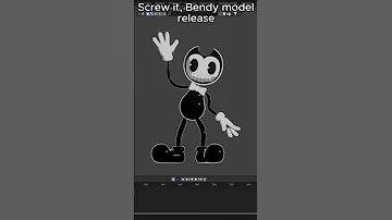 Bendy Blender Model Release Bendy Batim Batdr Indie Indiegame Blender B3d Viral 