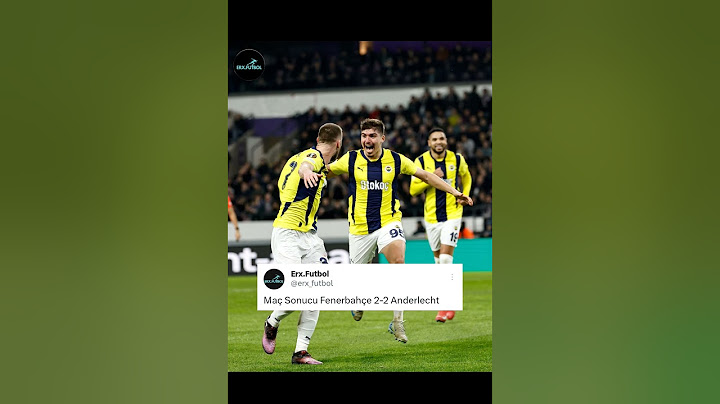 Fenerbahçe Avrupa ligin'de Play-off Turunda Anderlecht İle 2-2 Berabere Kaldı