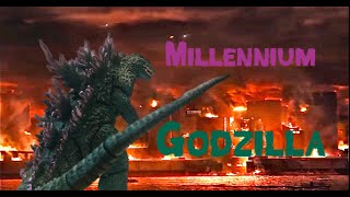 custom Neca Millenium Godzilla stop motion test