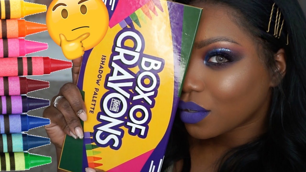 BOX OF CRAYONS EYESHADOW PALETTE Hot Or HYPED YouTube