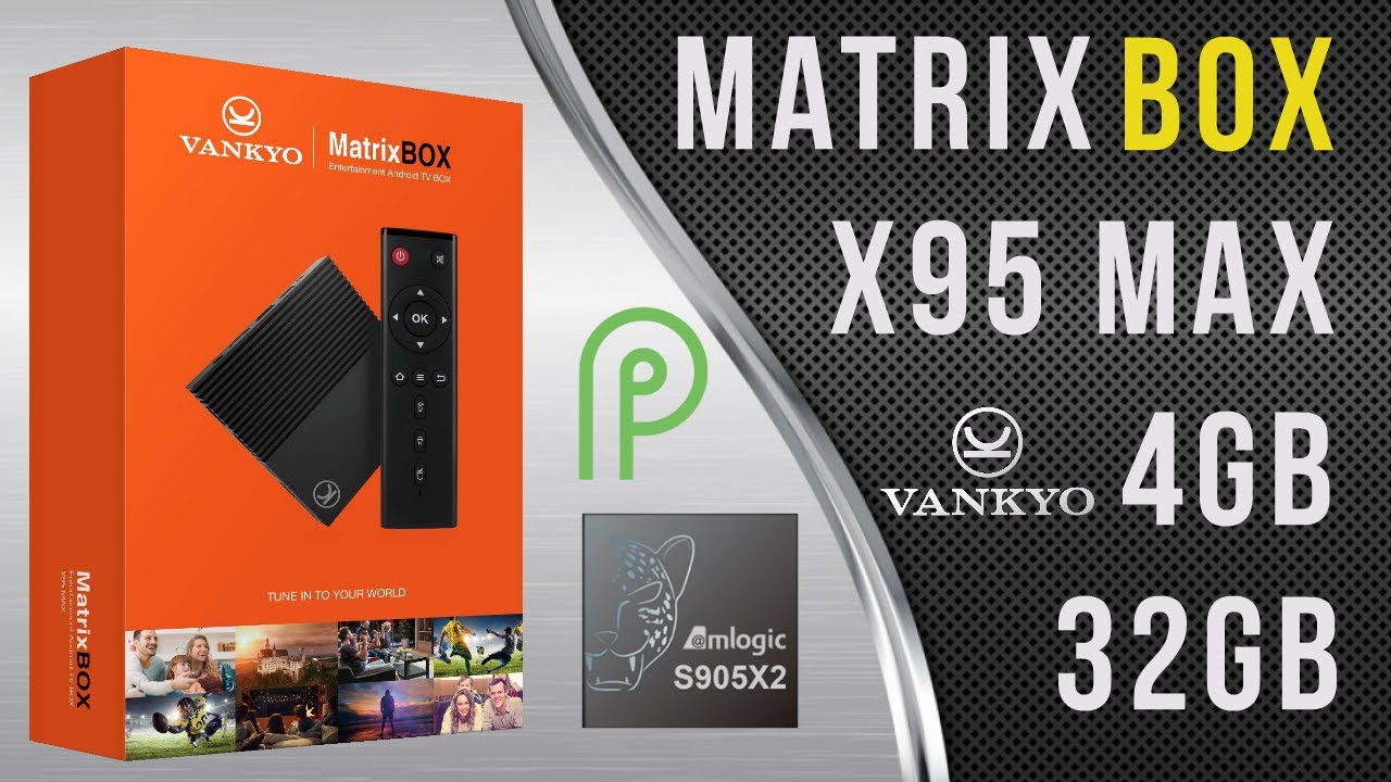Vankyo MatrixBox X95 Max Amlogic S905X2 4GB 32GB 4K TV Box Review - Install  the Latest Kodi