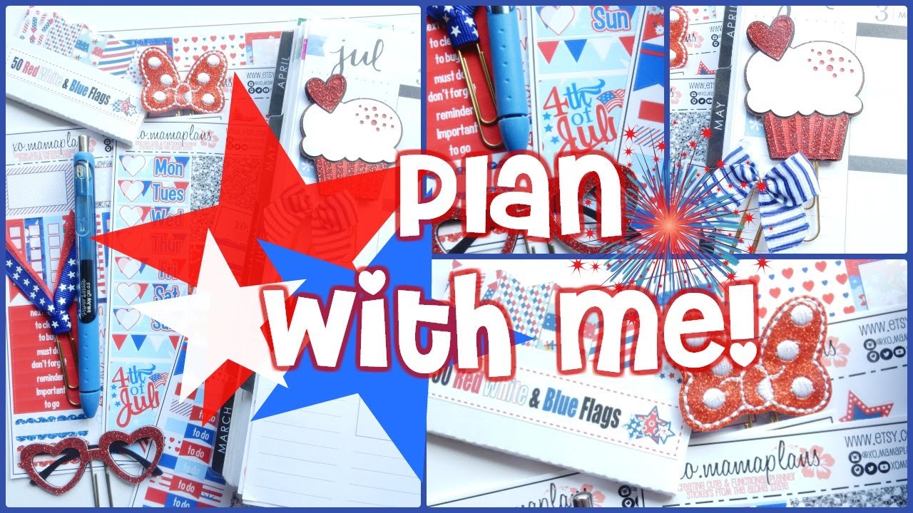 Plan with Me! July 3-9 in my Erin Condren Life Planner - YouTube