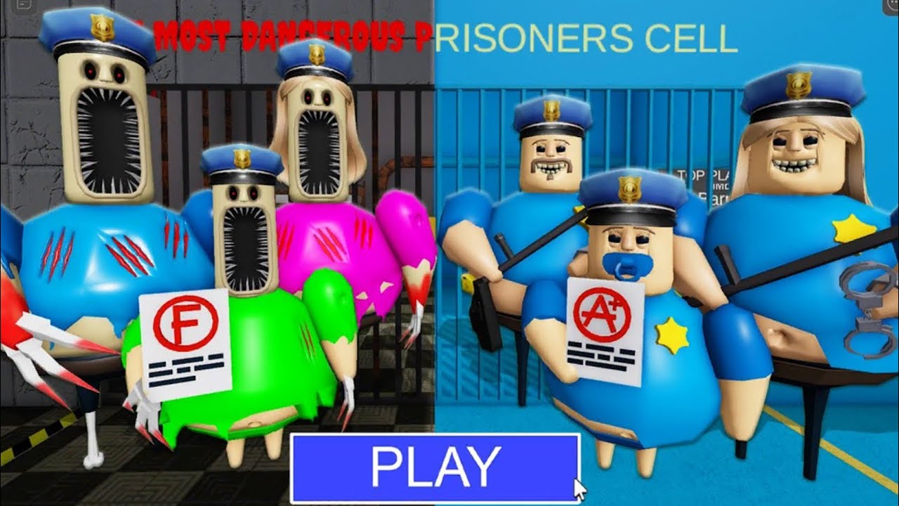 POLICE BARRY vs POLICE EXE BARRY PRISON RUN FULL GAMEPLAY - ROBLOX ...
