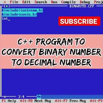 C++ Program To Convert Binary Number To Decimal Number | C++ | #Shorts ...