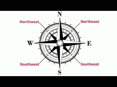 What are cardinal directions and a compass rose?