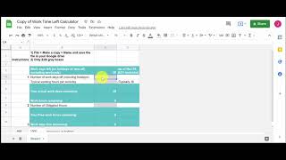 Automatically and Realistically Calculate YOUR Work Time Available