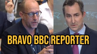 BBC reporter clashes with US official to expose double standard on Israel | Janta Ka Reporter