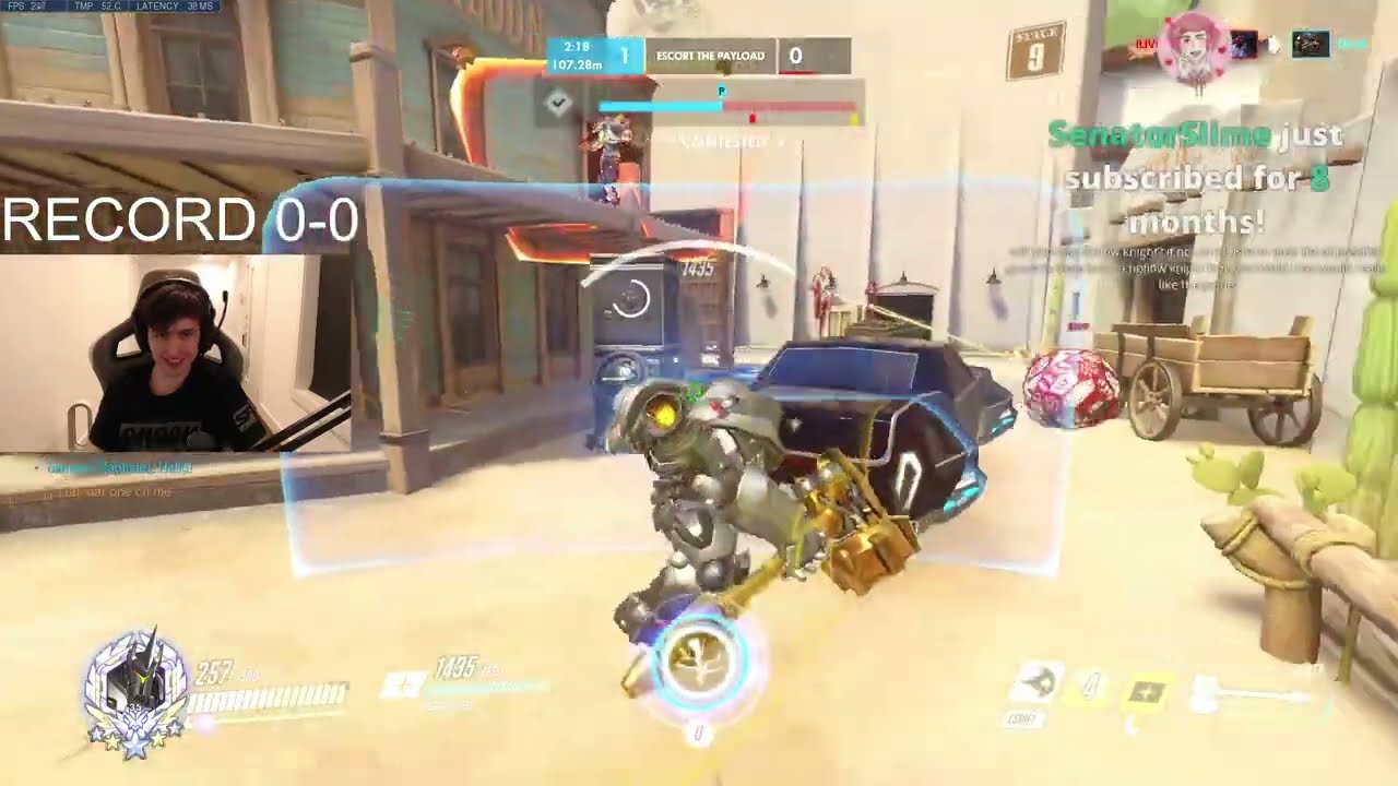 SUPER REINHARDT GAMEPLAY OVERWATCH SEASON 33 TOP 500