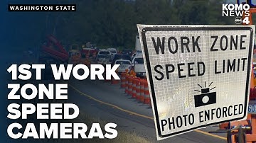 WSDOT launches first work zone speed camera to protect road construction workers