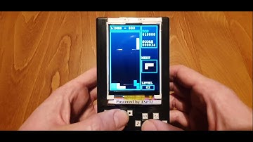 Tetris for ESP32 microcontroller