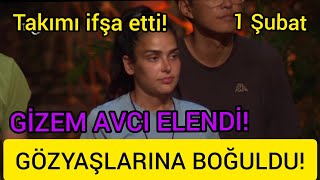 Gizem Avcı Elendi! Gözyaşlarına Boğuldu! Survivor'da Kim Elendi? |2 Şubat 2023| Takımı İfşa Etti