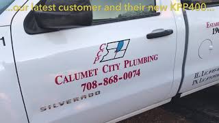 🇺🇸 Trenchless Water Pipe Replacement with Kobus Pipe Puller and Calumet City Plumbing, IL USA