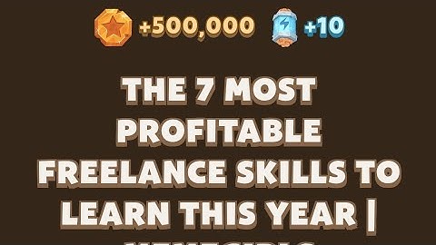 The 7 Most Profitable Freelance Skills to Learn This Year | MemeGirls | Memefi New Video Code