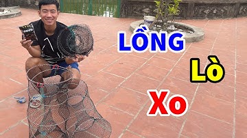 Lồng Lò Xo 30 x 60cm đánh Cua,Cá,Baba siêu hiệu quả | Giá 49k/1 cái ship từ 5 cái