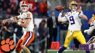 The National Championship Game LSU vs Clemson |  Live Reaction \& Analysis + Mock Draft