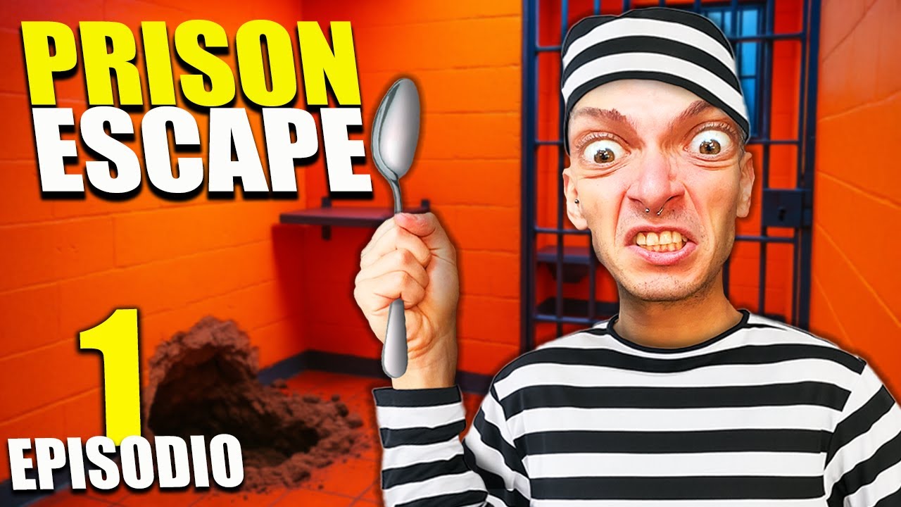 SCAPPO DI PRIGIONE CON UN CUCCHIAINO
