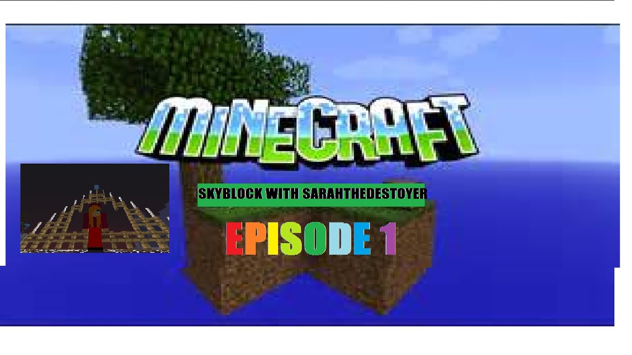 Minecraft Skyblock episode 1 - YouTube