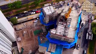 Sobrevolando El Edificio Etrea De 28 Pisos 11022023, Av San Felipe Cruce Con La Av Salavery
