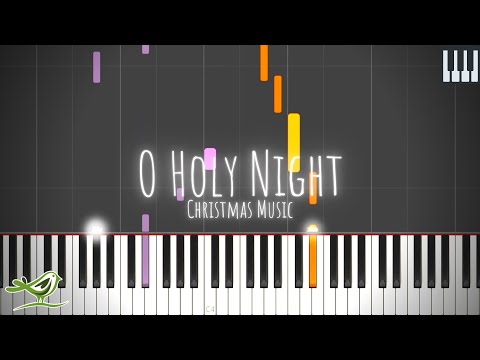 O Holy Night - Christmas Piano Tutorial (Synthesia)