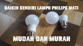 Lampu philips led 19 watt | Tes nyala lampu philips | Lampu philips murah dan bagus - unboxing. 
