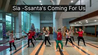 Sia -Ssanta's Coming For Us by KIWICHEN Dance Fitness #Zumba