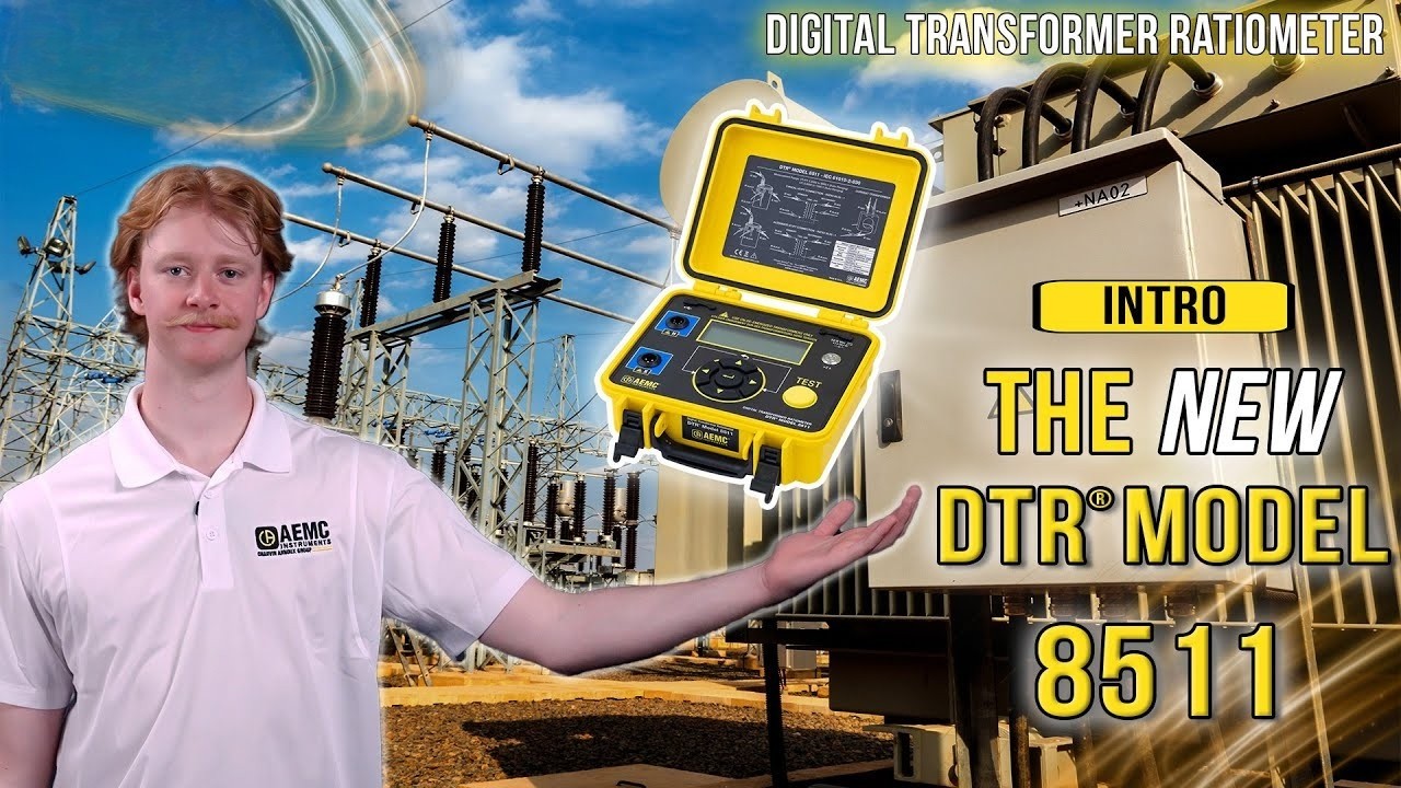 Meet the NEW AEMC Instruments 8511 Digital Transformer Ratiometer