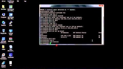 Basic configuration steps for a Cisco PIX Firewall