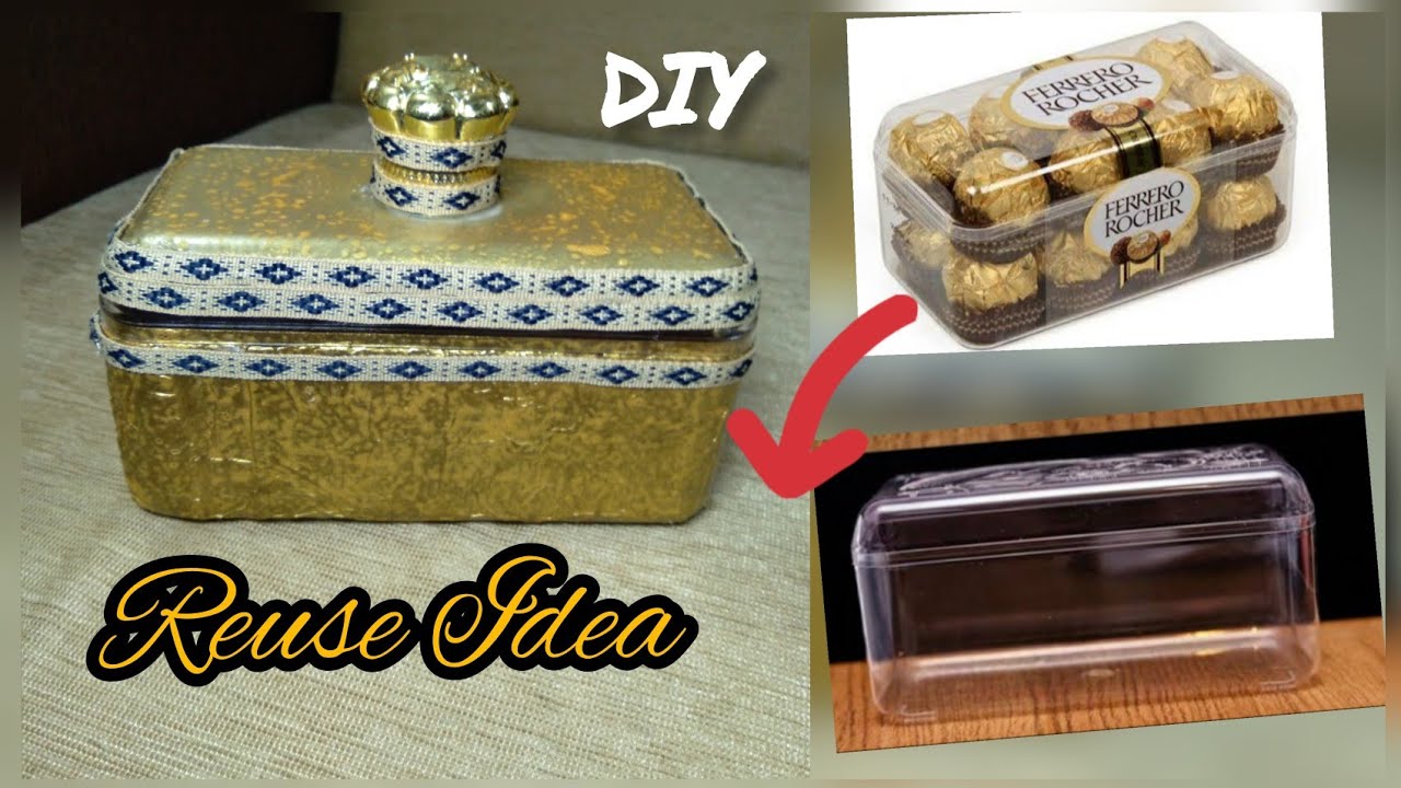 DIY Ferrero Rocher Empty Box to Organizer🤩 | Upcycling Idea | Best Out ...