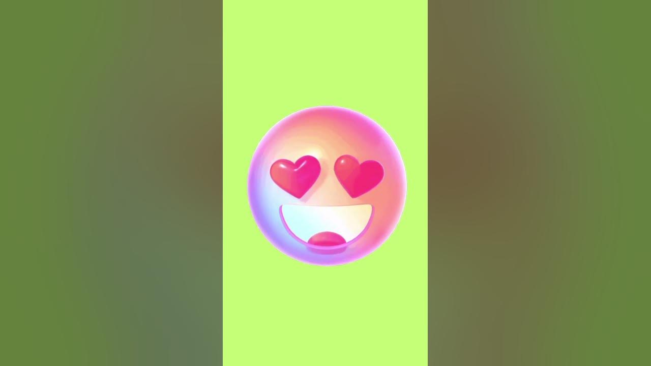 GREEN SCREEN LOVE EMOTICON