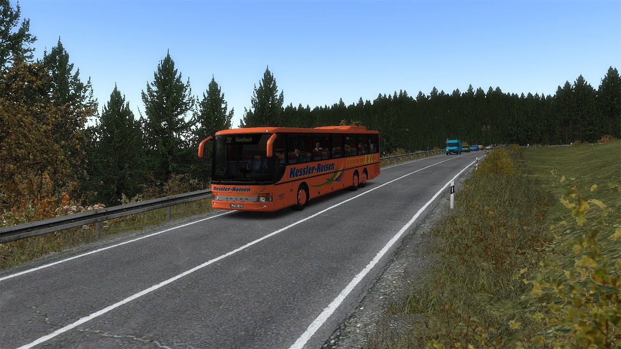 Let´s Play Omsi 2 (ASMR) schöner Schulbus mit Kessler-Reisen [Thüringer-Wald]