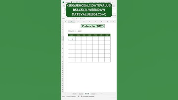 Design Your Own 2025 Calendar in Excel – A Quick Tutorial!