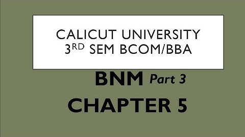 calicut university |3rd sem| Bcom Basic numerical method #bnm#3rdsem#calicutuniversity